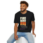 Firebird Retro Sunset Car T-Shirt Classic Muscle Graphic Tee