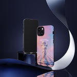 Praying Cherub Statue halo Vaporwave Aesthetic phone case