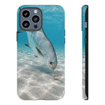 Permit Fishing Phone Case, Flats Fly Fishing Cover for Anglers