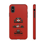 1967 GT40 Mk IV Red Race Car Tough Phone Case Cover Gift
