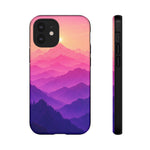 Pastel Mountain Haze Vaporwave Art Tough Phone Case