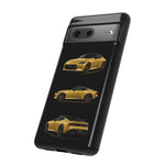 Gold Fairlady Z Classic Sports Car Tough Phone Case - 3 View
