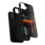 Orange C6 Neon Car Meet Tough Phone Case