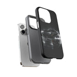 Black Sports Car Illustration 2023 Challenger SRT phone case | Car Drift Reflection