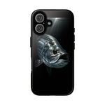 Tarpon Fishing Phone Case, Saltwater Portrait Black Cover, Gift
