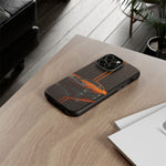 Orange Cuda Phone Case, Muscle Car Stripe Studio Cover, Gift