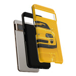 Yellow Supra Phone Case, MK4 90s JDM Legend Tough Protective Cover for Men