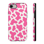 Pink Cow Print Tough Case | Phone Protective Hard cover