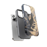 Piano Cat walking on keys Tough Case | Phone cover, musical cat art