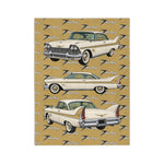 1959 Fury Cream Gold Microfiber Throw Blanket Classic Car Gift
