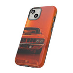 Orange Cuda Phone Case, 71 Classic Muscle Car Tough Cover