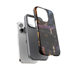 67 GTO Phone Case Purple, Rainy City Night Muscle Car Tough Cover