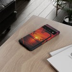 Basketball Court Sunset Phone Case | Tough Phone Case