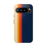 Retro Rainbow Stripe Phone Case | Tough Phone Case