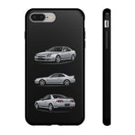 Silver Prelude Sports Coupe Tough Phone Case for JDM Fans
