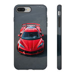 Red C8 Z06 Track Wing Tough Phone Case Cover Gift Art