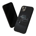 Black 1970 Nova SS Studio Front Tough Phone Case for Muscle Car Fans