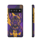 French Bulldog Pop-Art Portrait Tough Phone Case - Purple Gold