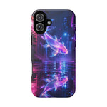 Neon Koi Reflection Vaporwave phone case | Tough Cover
