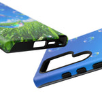 Bubbles Over Grass phone case | Tough Cover