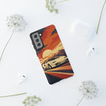 Retro Sunset Countach phone case | Sports car tough cover