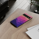 Pastel Mountain Haze Vaporwave Art Tough Phone Case
