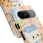 Milk Cookie Phone Case Cute Food Kawaii Tough Cover Gift Art