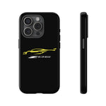 Yellow C8 Z06 Phone Case for Chevy Fans, Tough Protective Cover