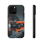 1966 GTO Orange Rainy City Tough Phone Case Cover Gift Art