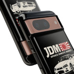 R34 Skyline GT-R JDM Rising Sun Tough Phone Case Cover Gift