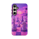 Pastel Chess Infinite Board Vaporwave Art Tough Phone Case