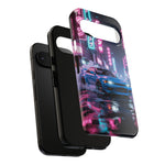 Skyline GT-R Tokyo Rain JDM Night Art Tough Phone Case