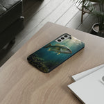 Largemouth Bass Phone Case, Sunlit Underwater Tough Cover, Gift
