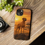 Rhodesian Ridgeback African Savanna Art Tough Phone Case