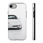 White C5 Z06 Front View phone case | Tough Cover