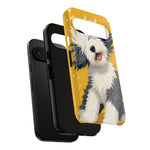Sheepdog Hair Flip Phone Case Funny Dog Lover Gift