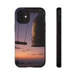 Temple Bell Sunset Phone Case Japan Zen Tough Case