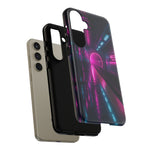 Neon Future Subway Station Tough Phone Case Cover Gift Art