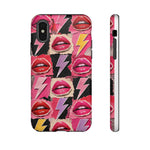 Pop Art Lips and Lightning Bolt Phone Case