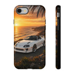 Supra MK4 Super White Targa Coastal Art Tough Phone Case