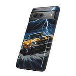 Yellow Chevelle SS Lightning Tough Phone Case Cover Gift Art