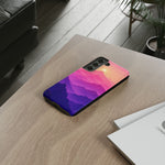 Pastel Mountain Haze Vaporwave Art Tough Phone Case