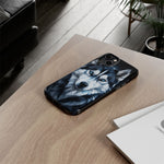 Siberian Husky Geometric Diamond Art Tough Phone Case