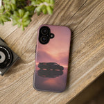 C8 Corvette Silhouette Pastel Horizon Case