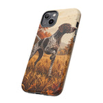 German Shorthaired Pointer Pointing Art Tough Phone Case