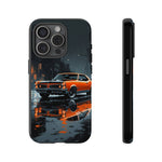 1966 GTO Orange Rainy City Tough Phone Case Cover Gift Art