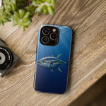 Yellowfin Tuna Phone Case, Deep Blue Water Tough Cover, Gift