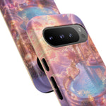 Floating Pool Deck Phone Case, Pastel Cloud 3D Render Cover