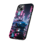 Skyline GT-R Tokyo Rain JDM Night Art Tough Phone Case