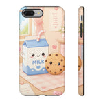 Milk Cookie Phone Case Cute Food Kawaii Tough Cover Gift Art